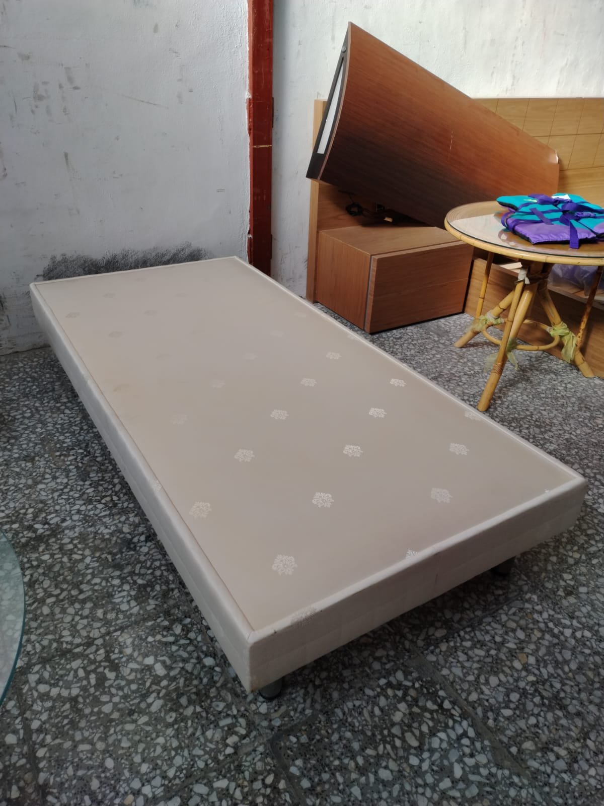Base cama tapizada 90x190 - imagen 1