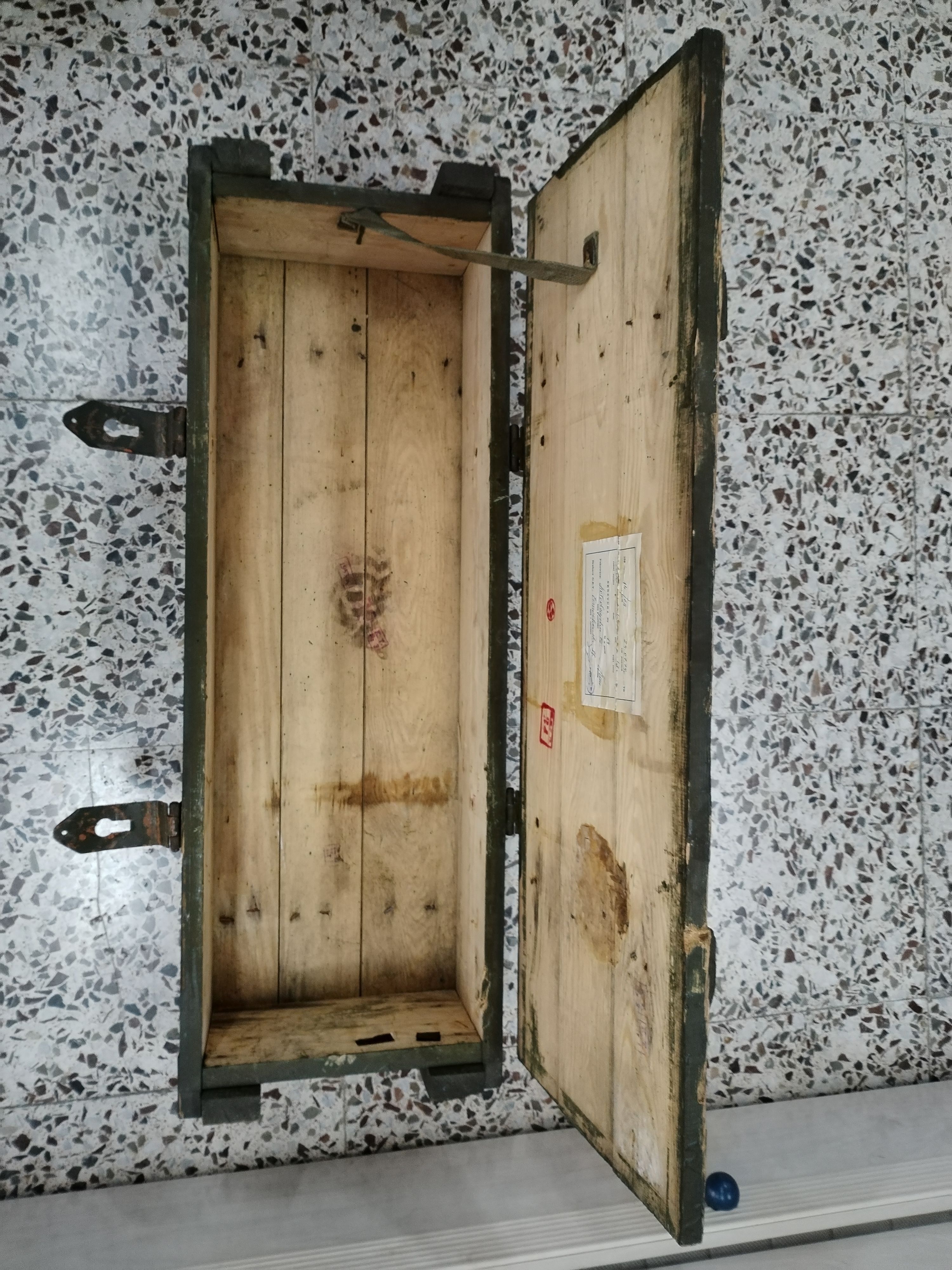 Caja de Munición Militar de Madera Vintage - miniatura 7