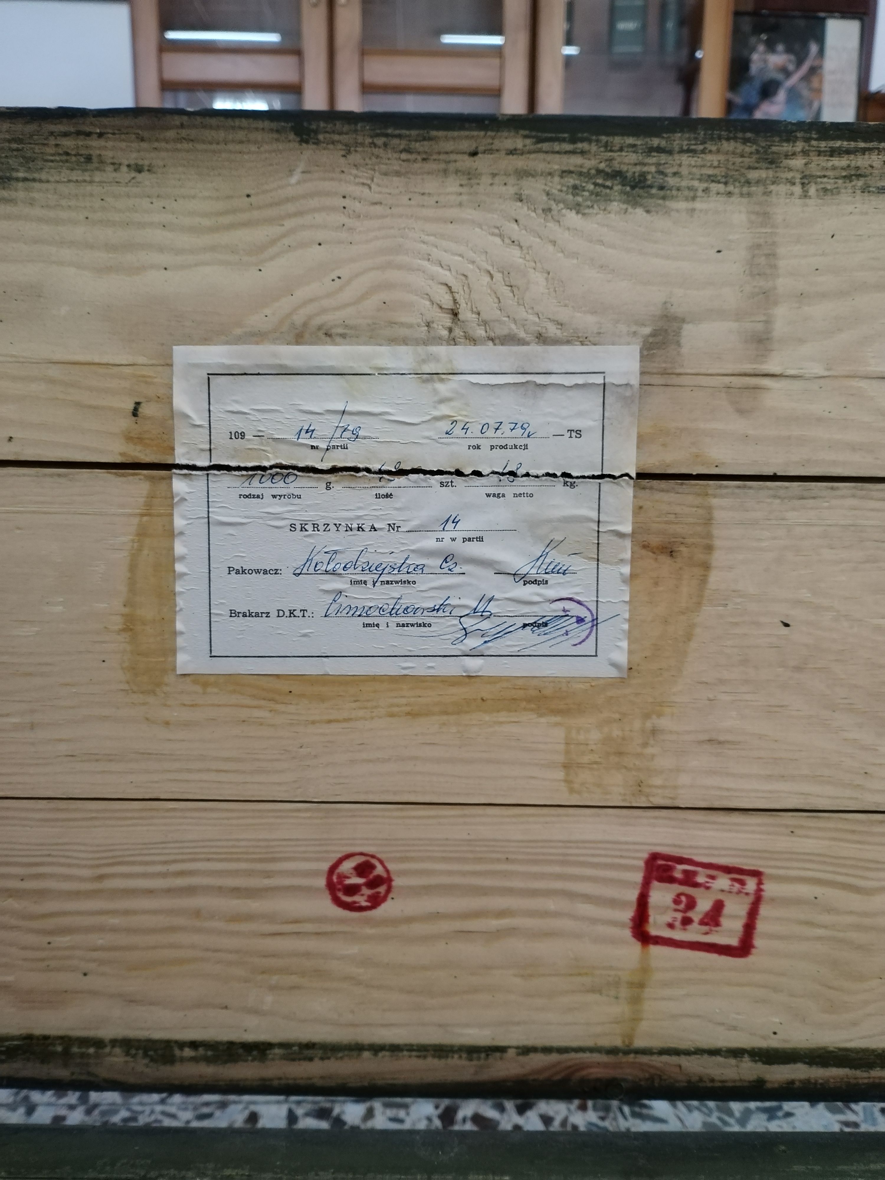 Caja de Munición Militar de Madera Vintage - miniatura 6