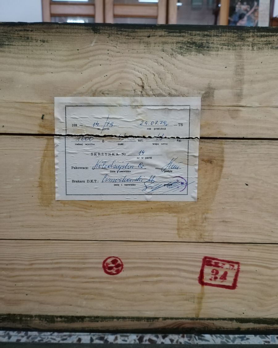 Caja de Munición Militar de Madera Vintage - imagen 6