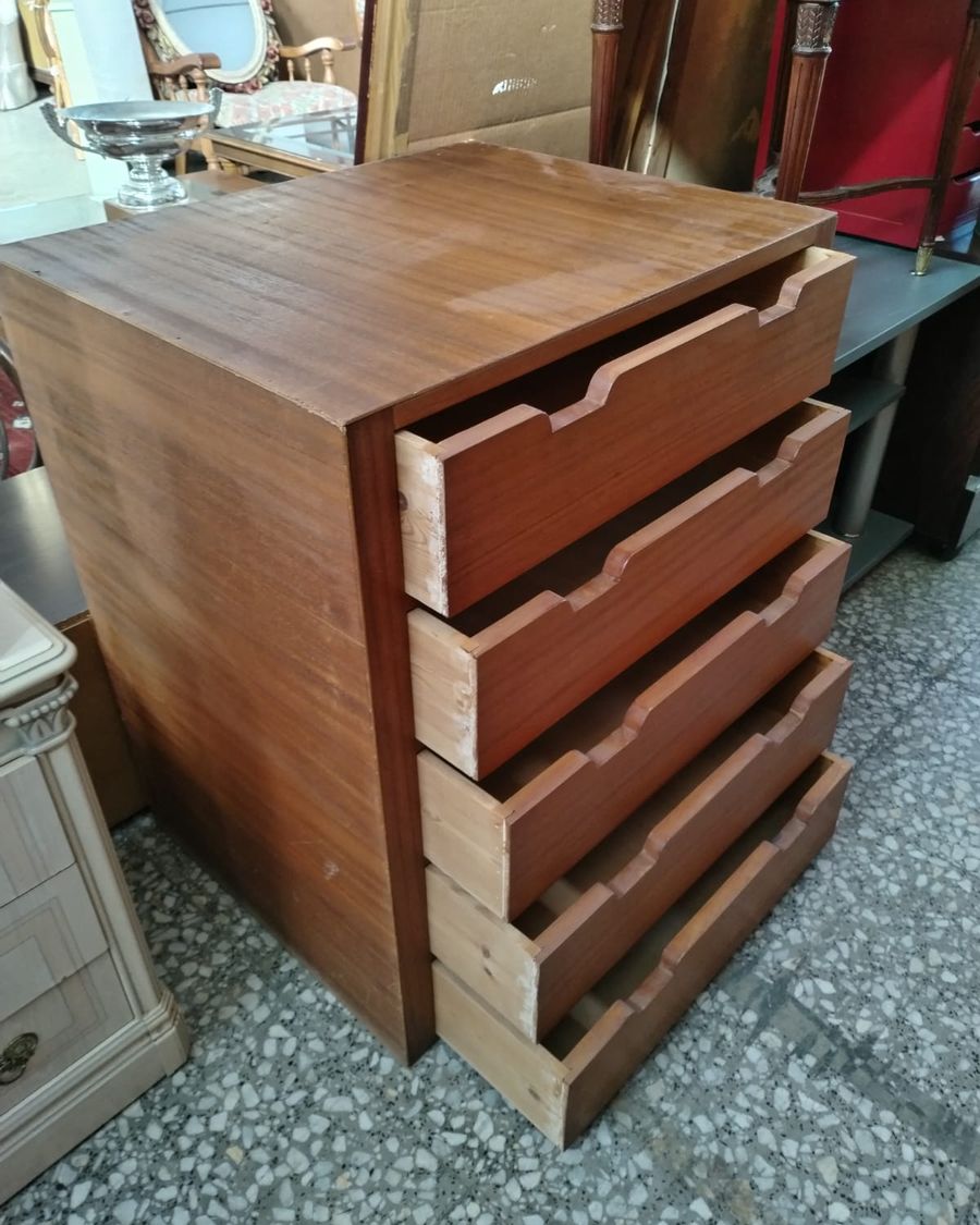 Cajonera de madera moderna con cinco cajones - imagen 5